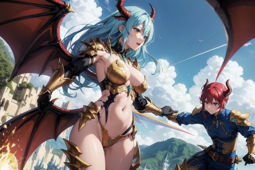 竜族 vs 魔族