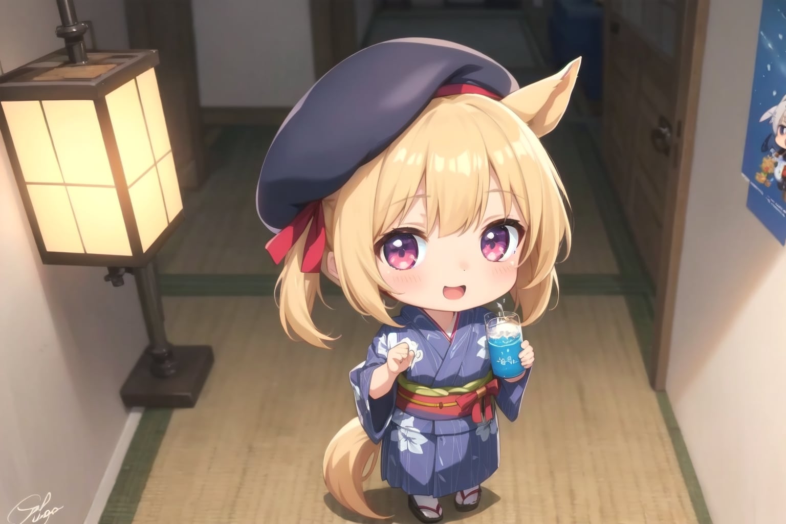 ウマちびちゃん_「ボリューム大丈夫かなぁ-?」。 | の人気AIイラスト・グラビア