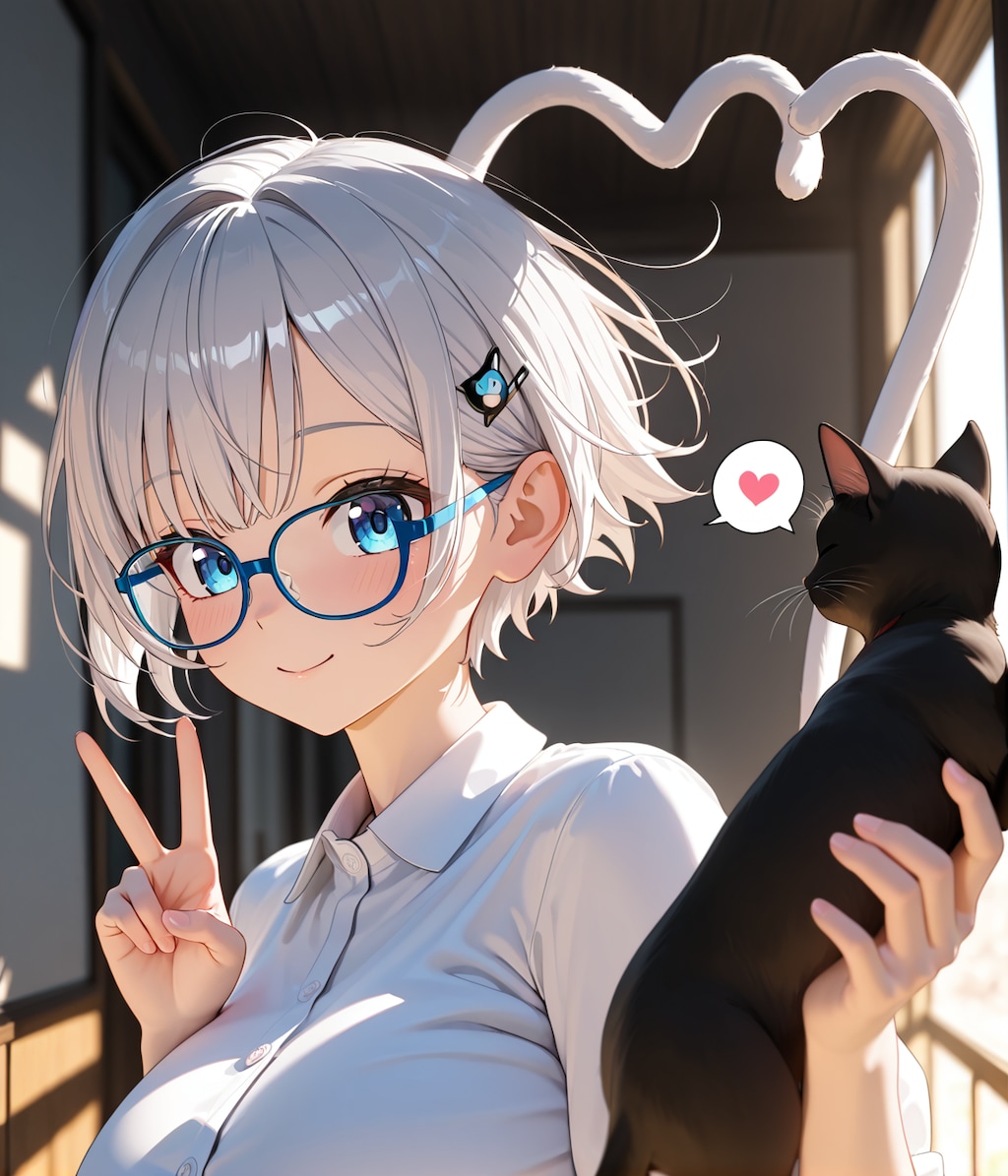 「にゃ」