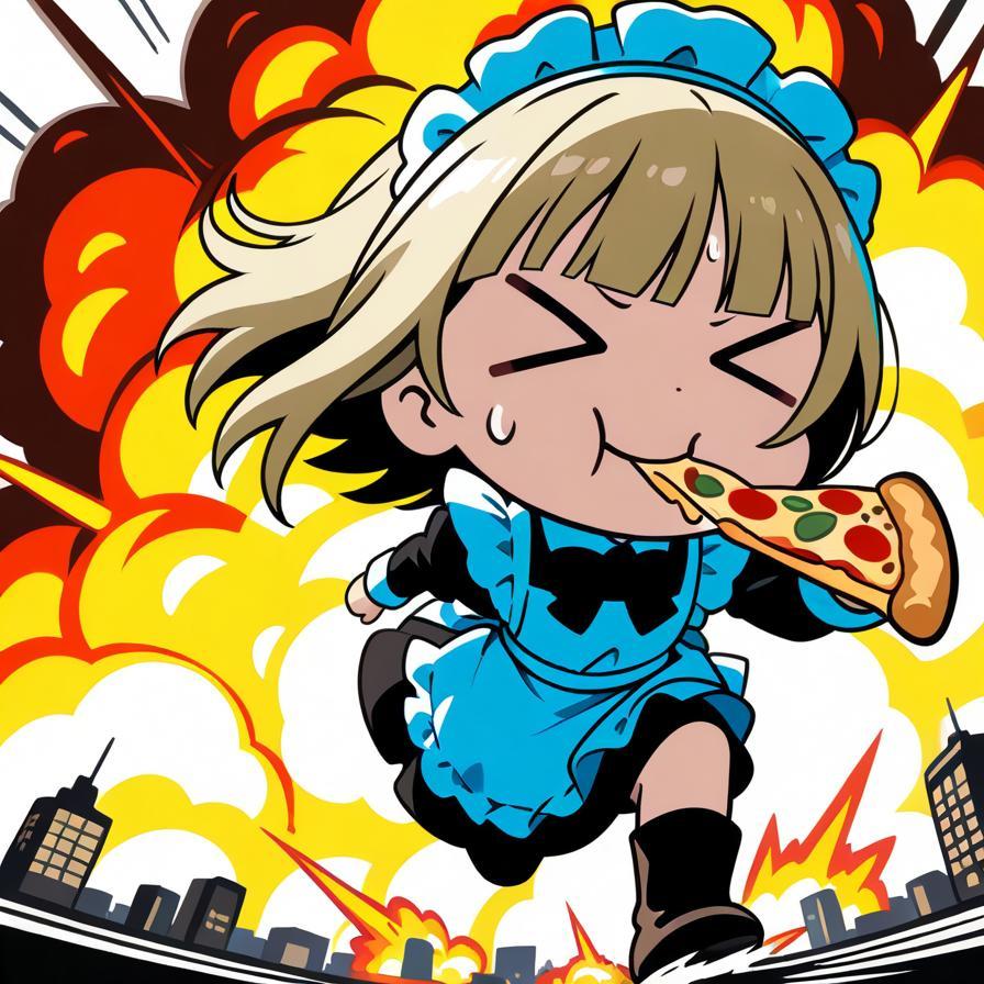 良い汗掻くやでーー🍕💨💨💥💥💥 | の人気AIイラスト・グラビア