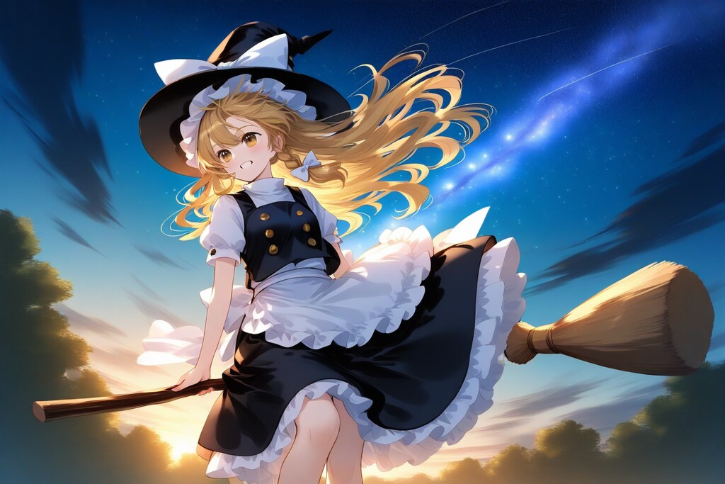 空と箒と霧雨魔理沙