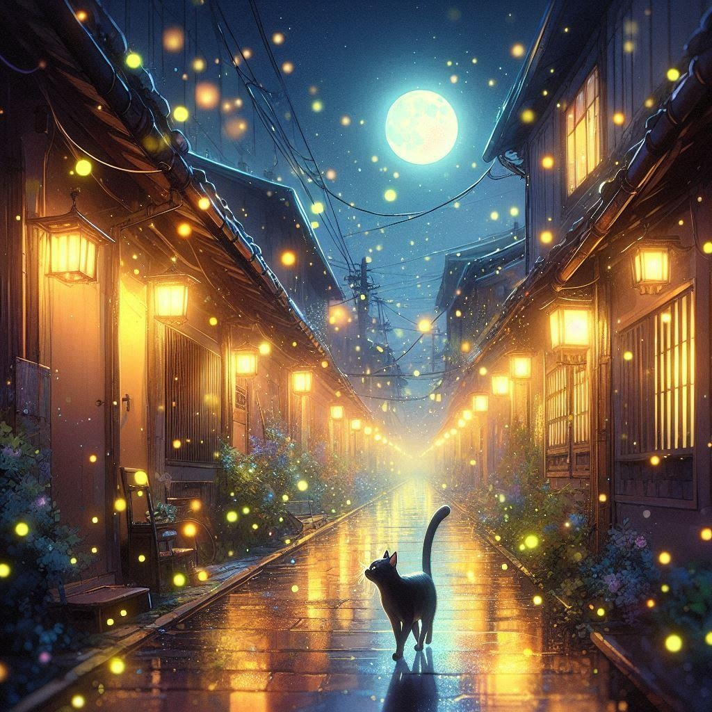 月夜の案内人