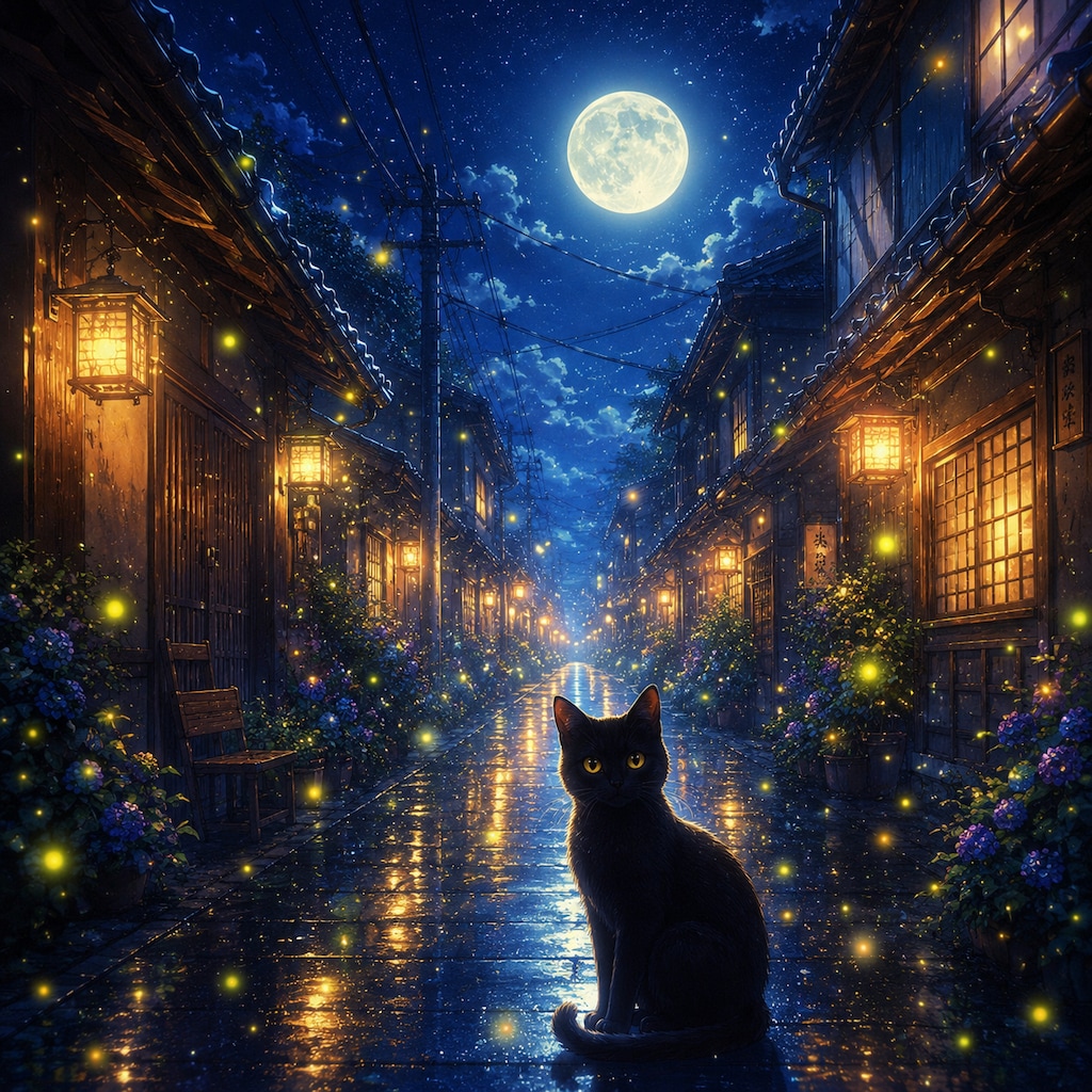 月夜の案内人