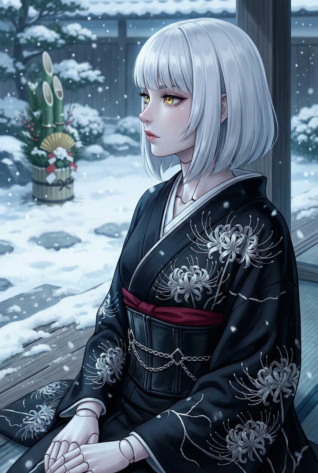 【新春2026】静寂なる朝のレナータ【黒百合と銀雪】