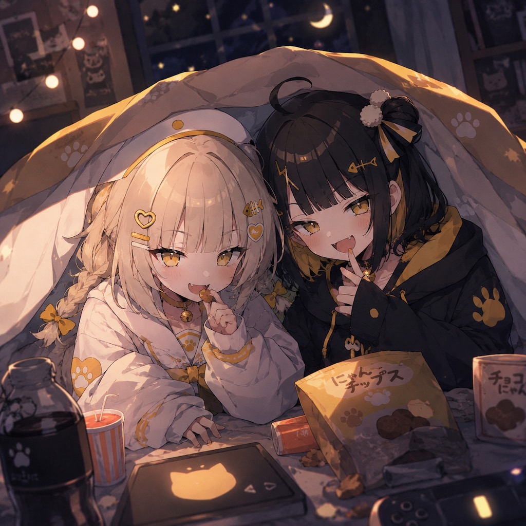 秘密の夜更かし