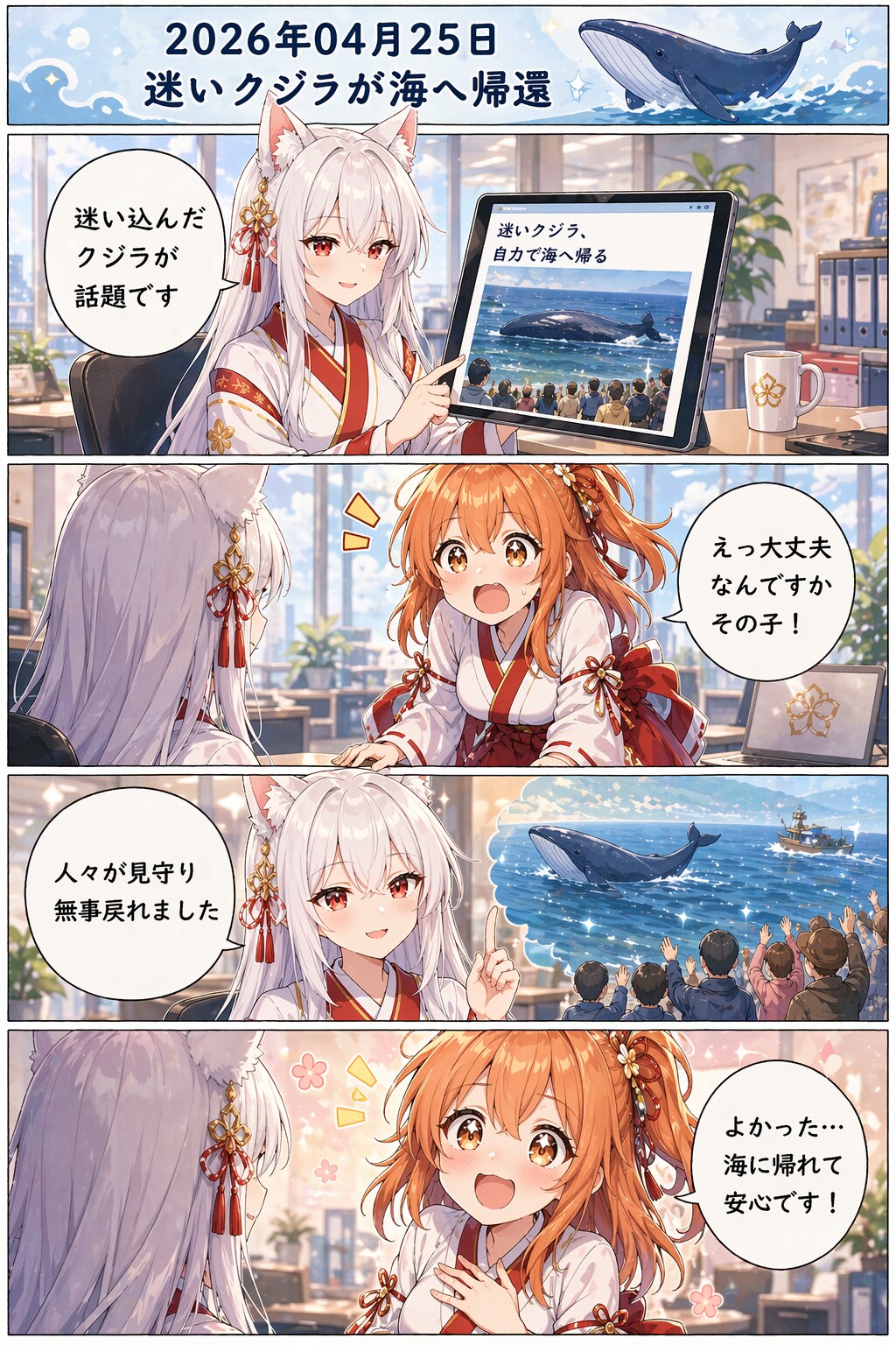 毎日漫画　10時のほっこりニュース2026/4/25