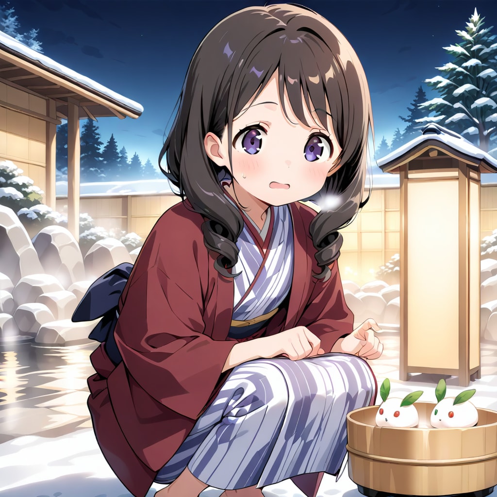 温泉旅館浴衣女子 | の人気AIイラスト・グラビア