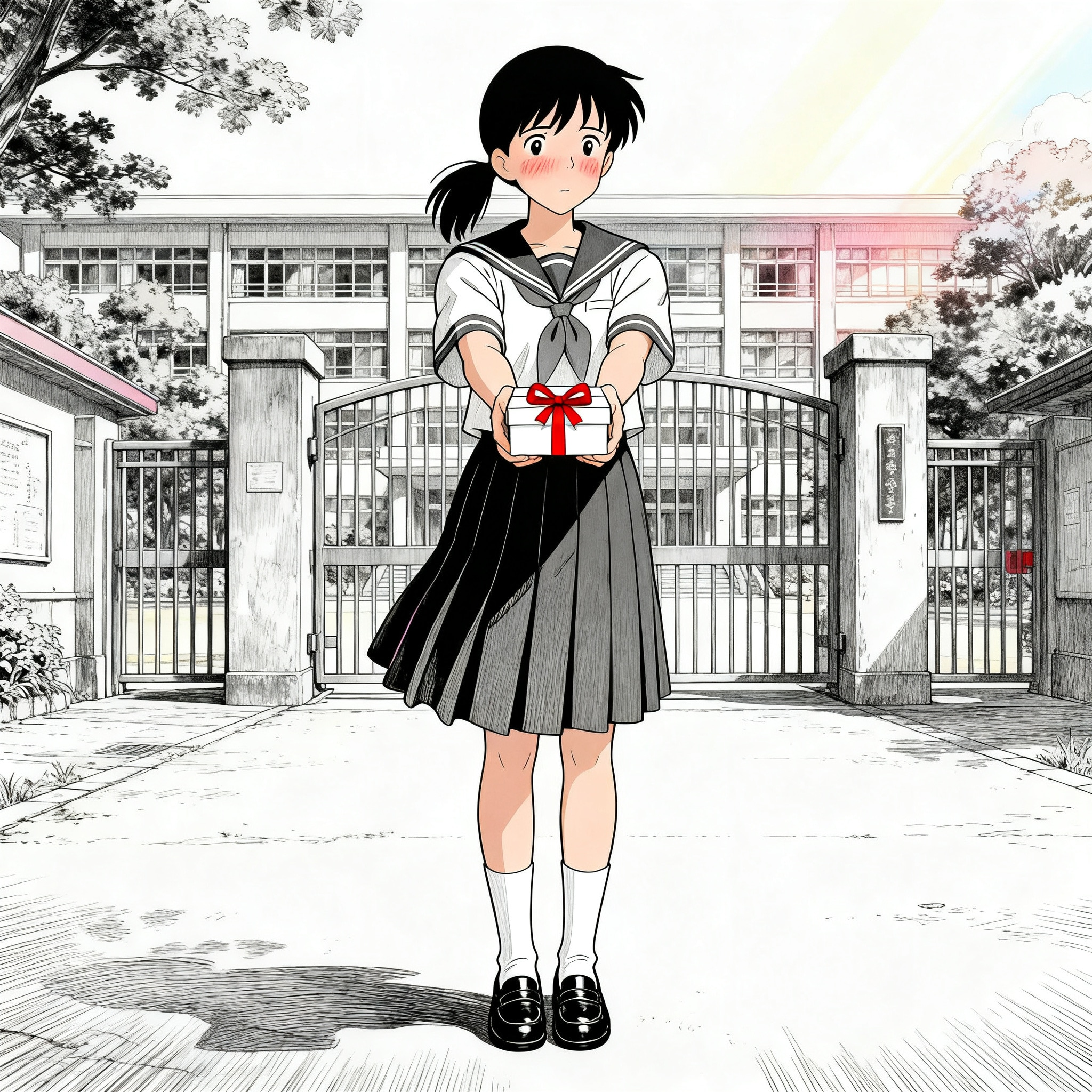 あの、これ……。 | の人気AIイラスト・グラビア