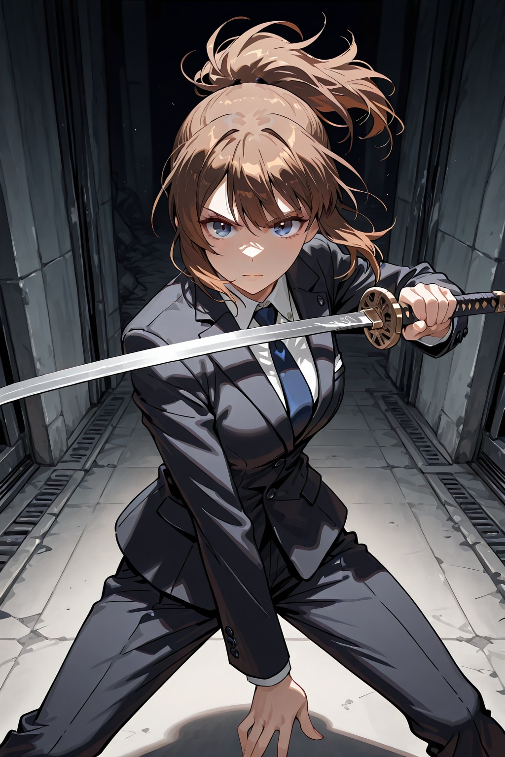 戦いの構え