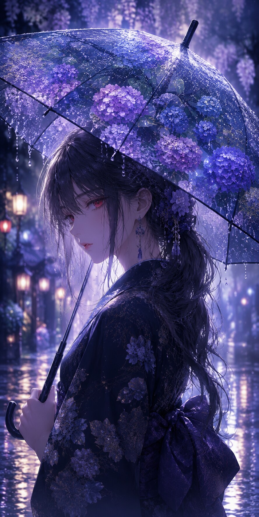 紫陽花の傘