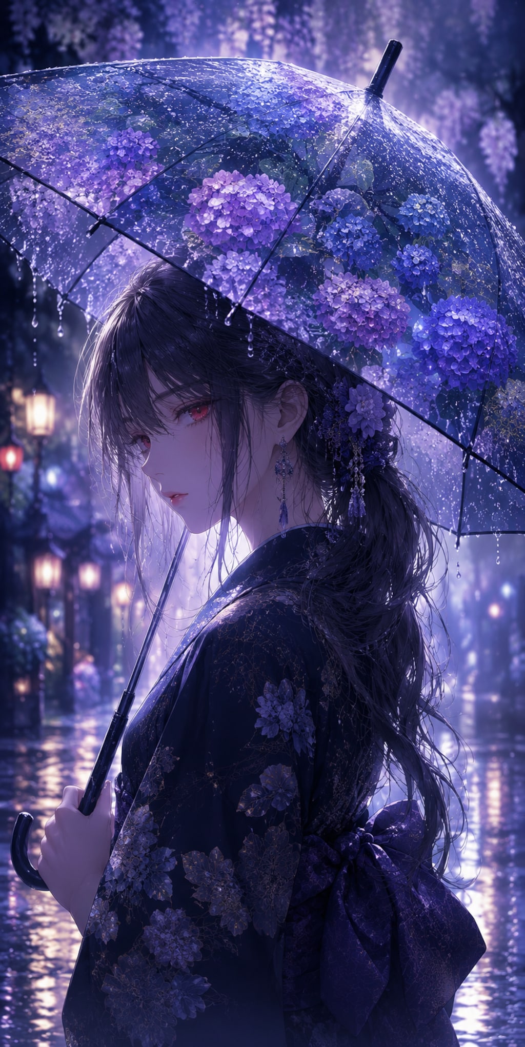 紫陽花の傘