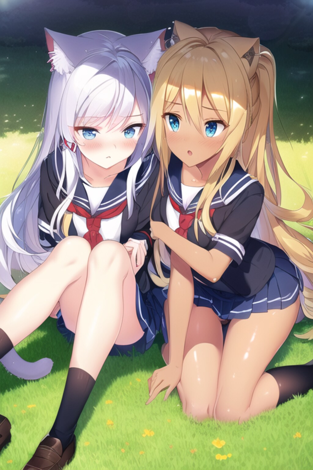 金と銀はとても仲良し