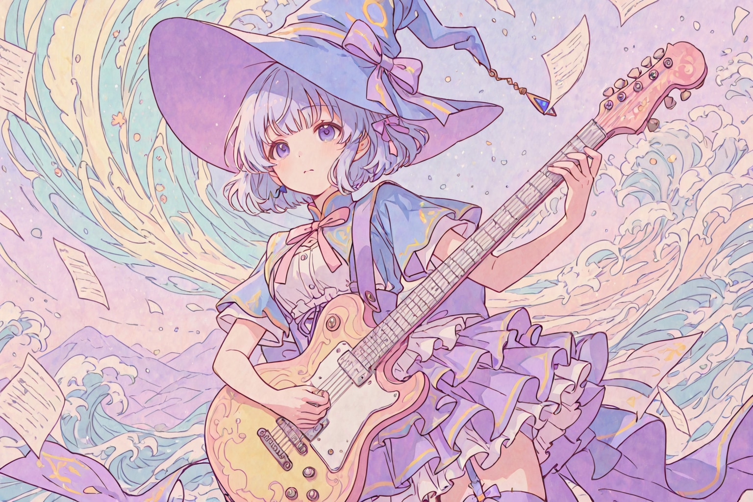 ギター少女 | の人気AIイラスト・グラビア