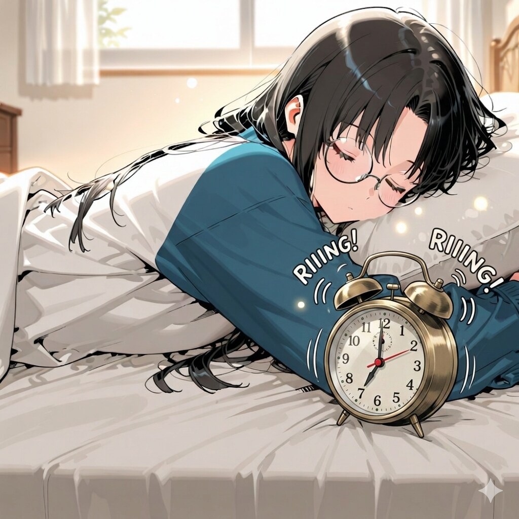 寝過ごし楓ちゃん