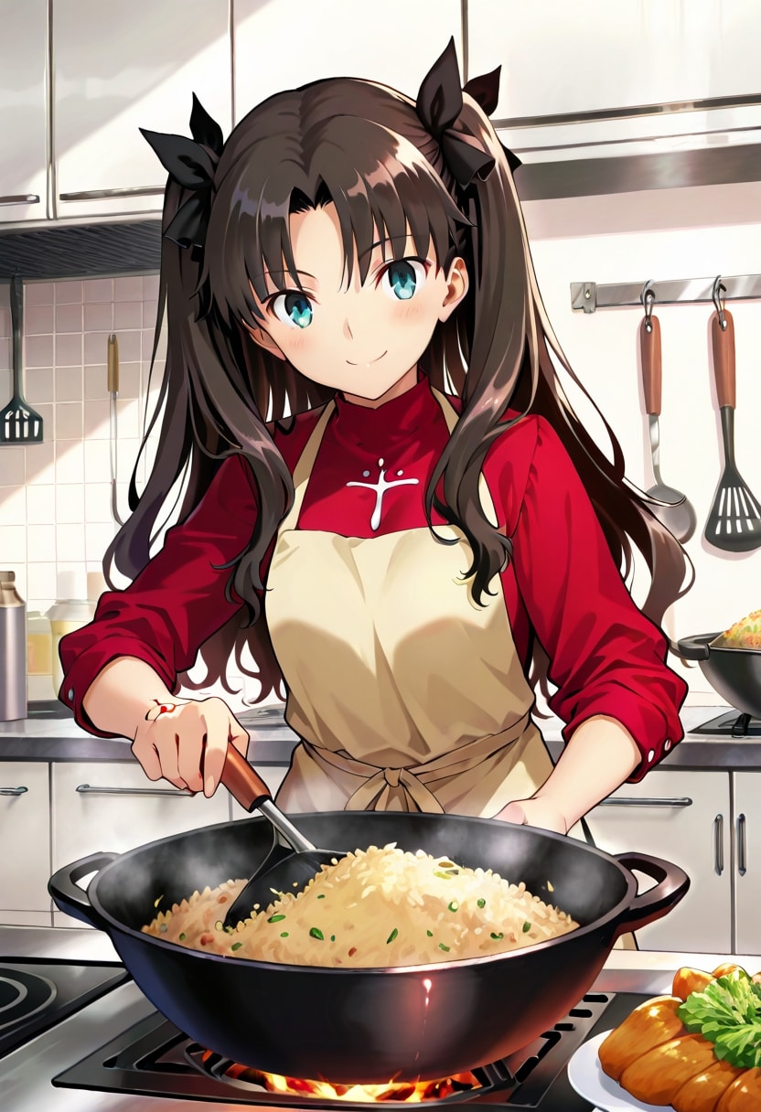 今日もチャーハン？ | の人気AIイラスト・グラビア