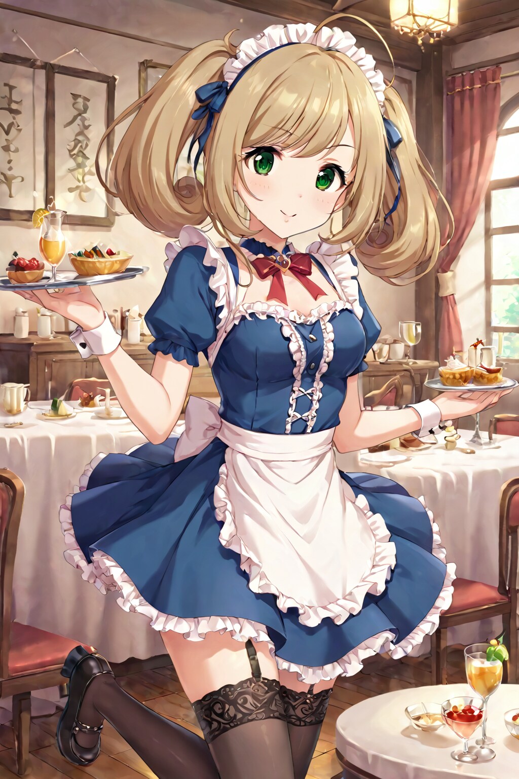 佐藤心@メイド服ウェイトレス