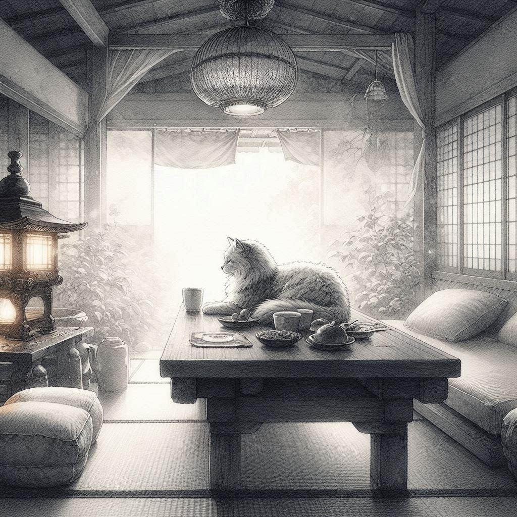 猫とこたつ…？