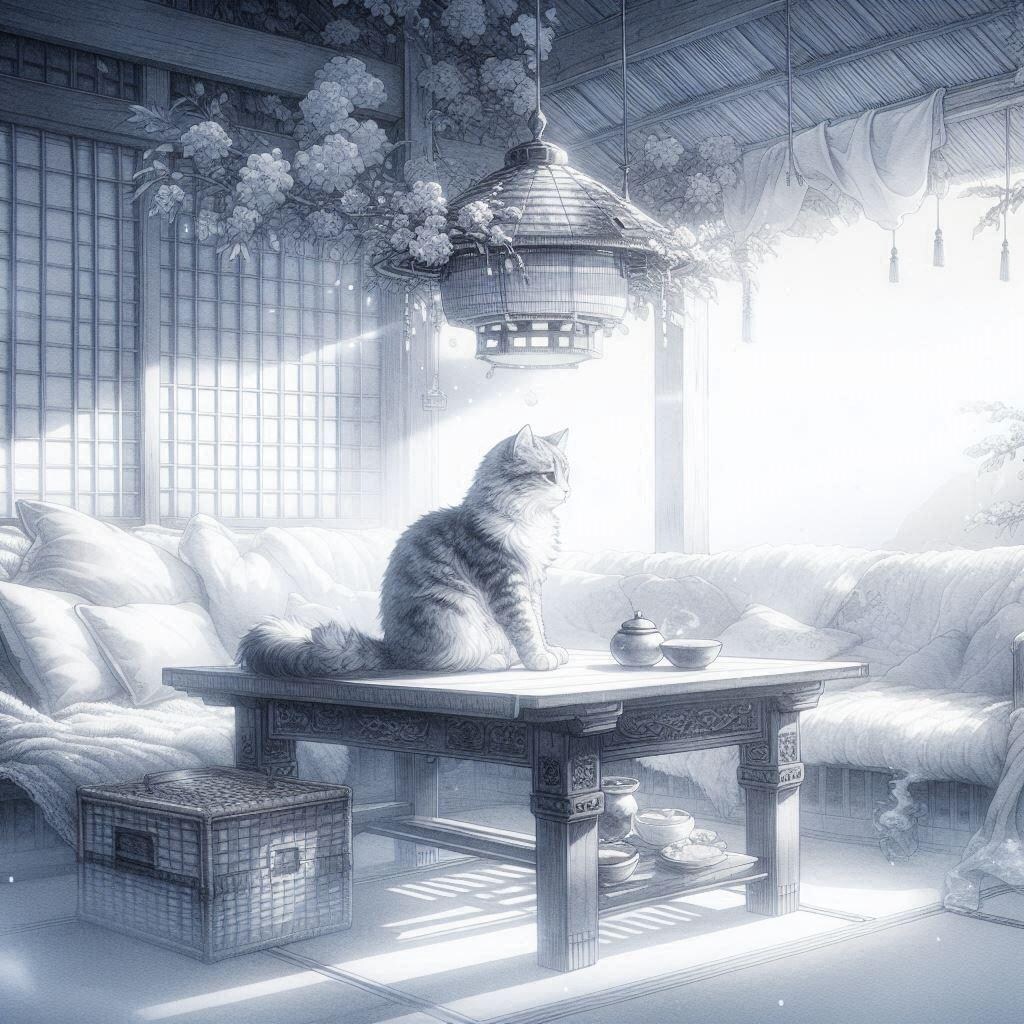 猫とこたつ…？