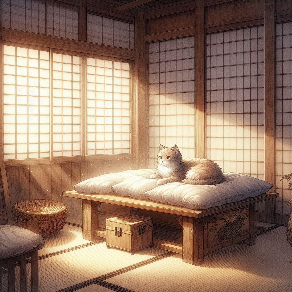 猫とこたつ…？