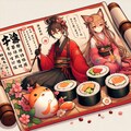 恵方巻をめしあがれ★(12枚)レトロモダンシリーズ105 10枚目