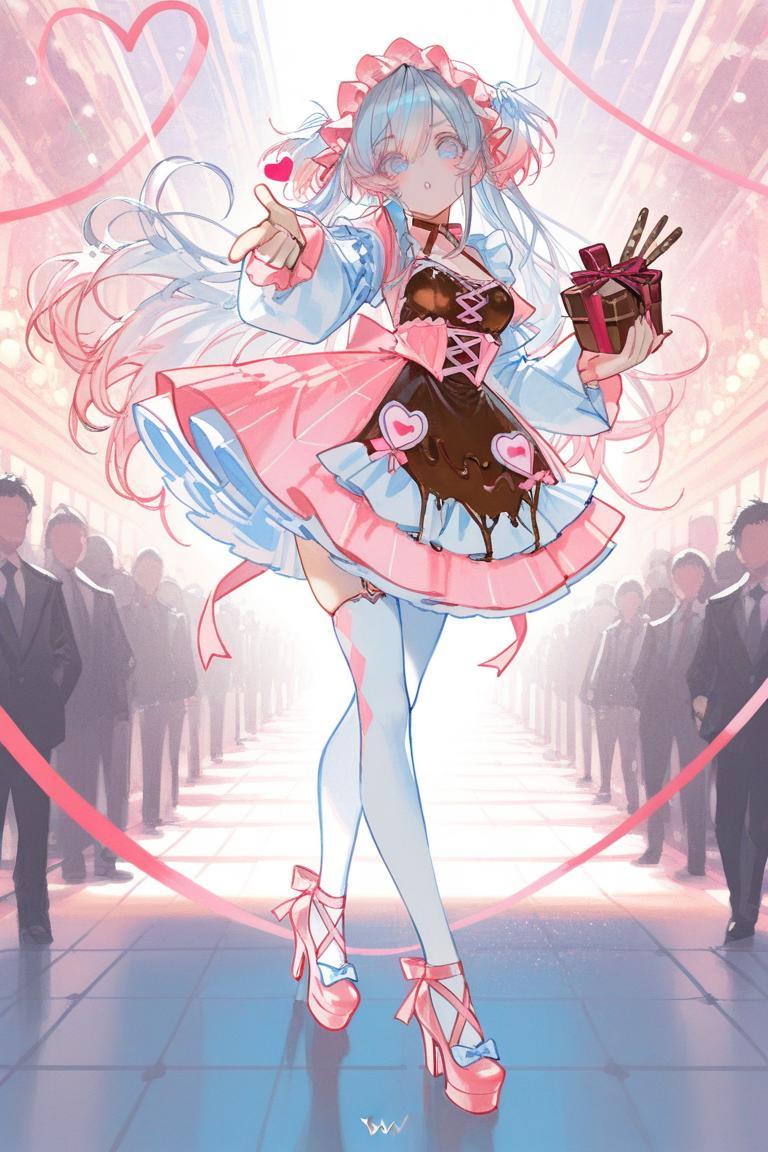 <鈴木ちゃん>チョコロリータドレス
