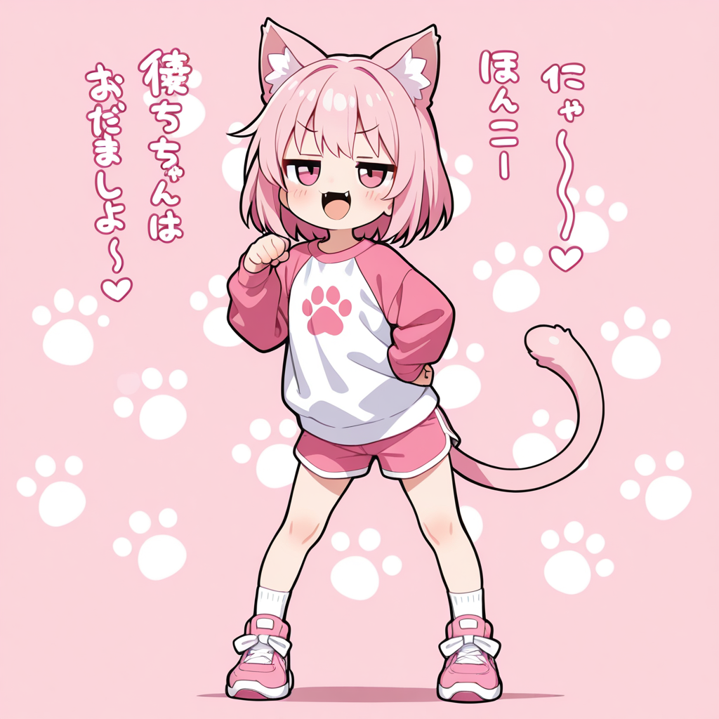 ラグランねこちゃん♡