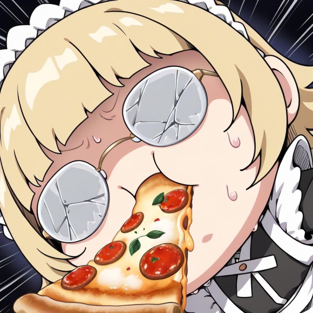 🍕👓30秒耐えたらメガネ割れちゃった系メイドちゃん👓🍕