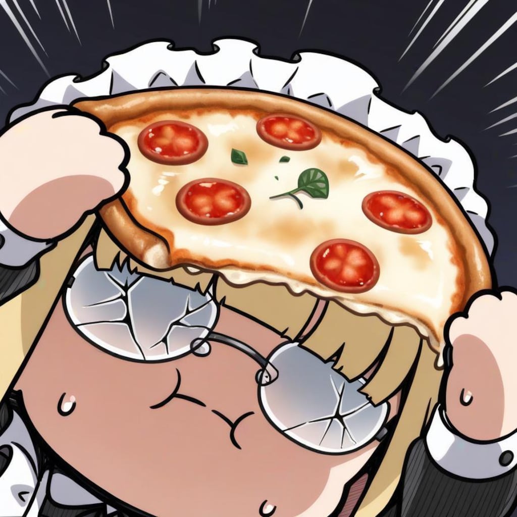 🍕👓30秒耐えたらメガネ割れちゃった系メイドちゃん👓🍕