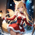 お題：ちちぷいクリスマスに参加する（魔法使いと王女達＋毛富毛富） 6枚目