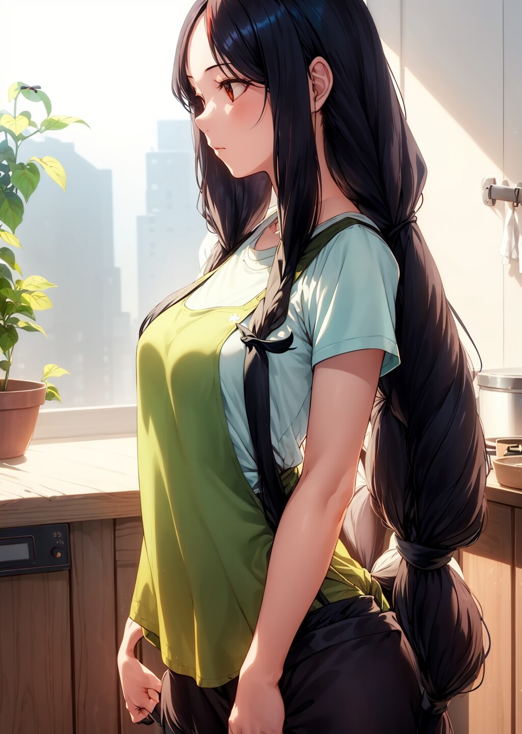 超ロングヘアー