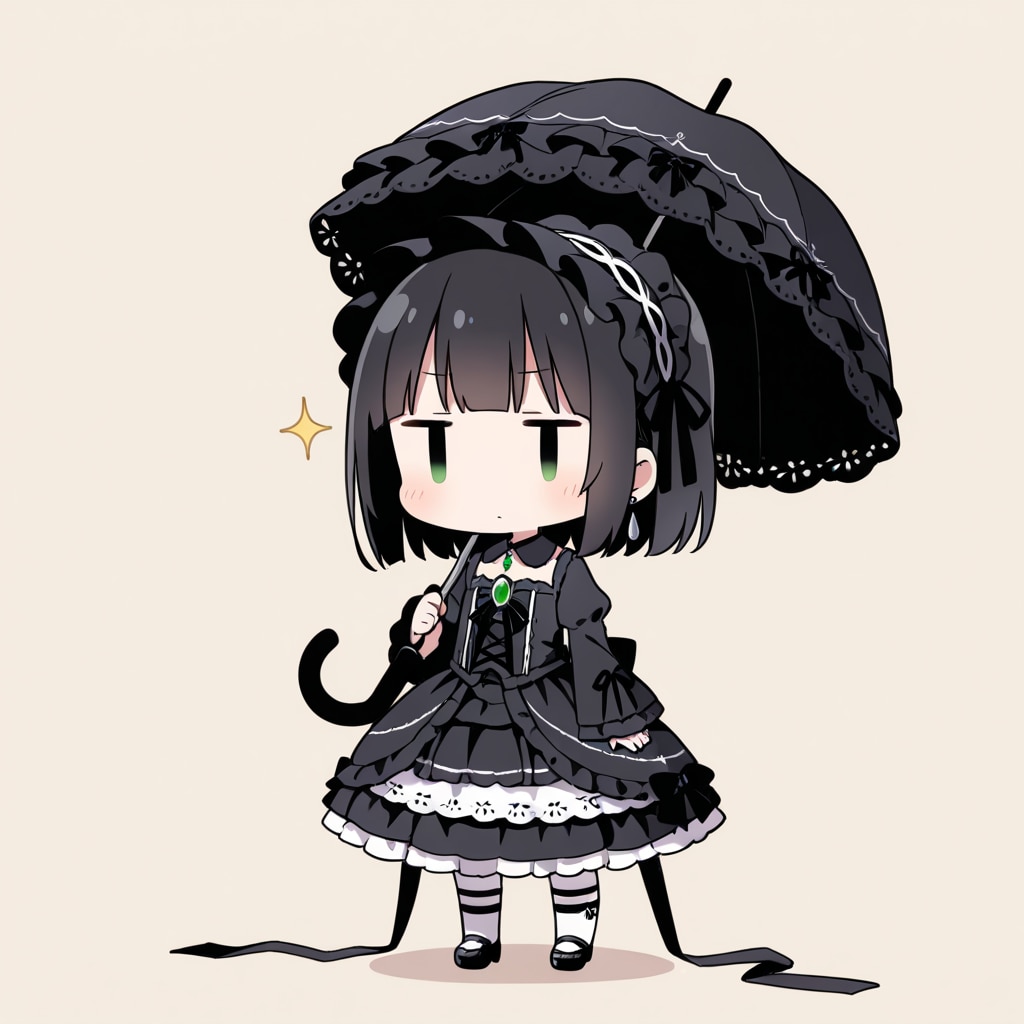 ゴスロリを着てみる