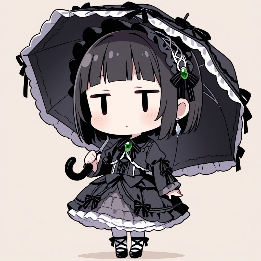 ゴスロリを着てみる