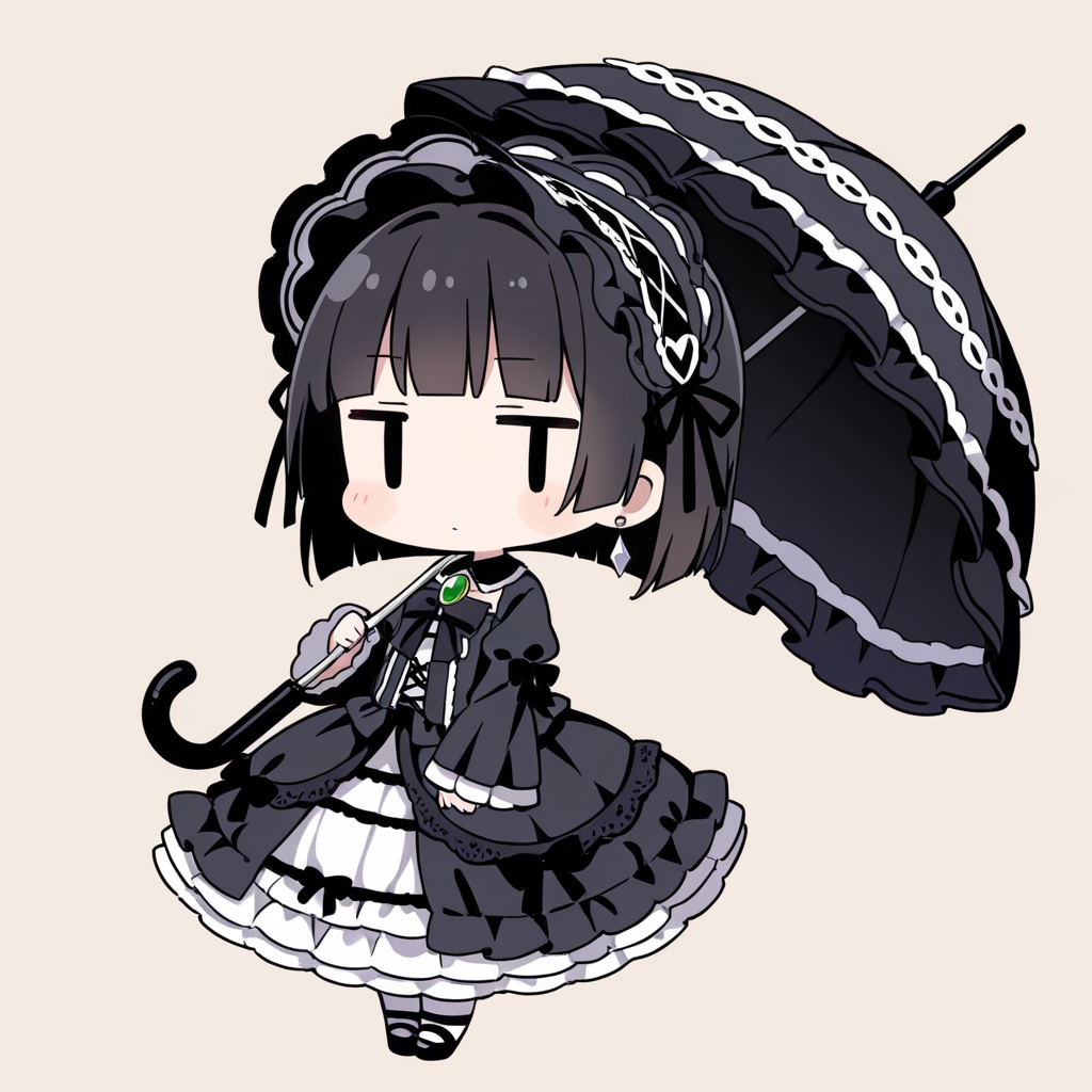 ゴスロリを着てみる