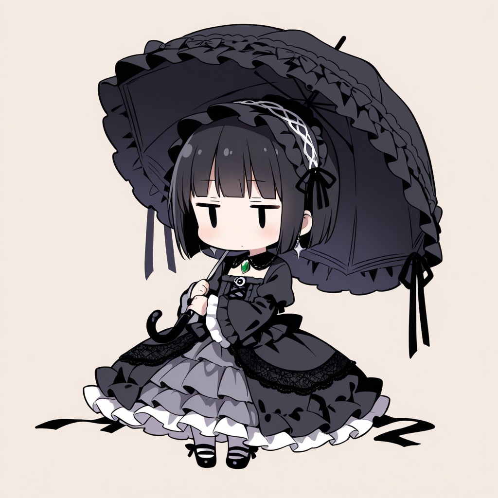 ゴスロリを着てみる