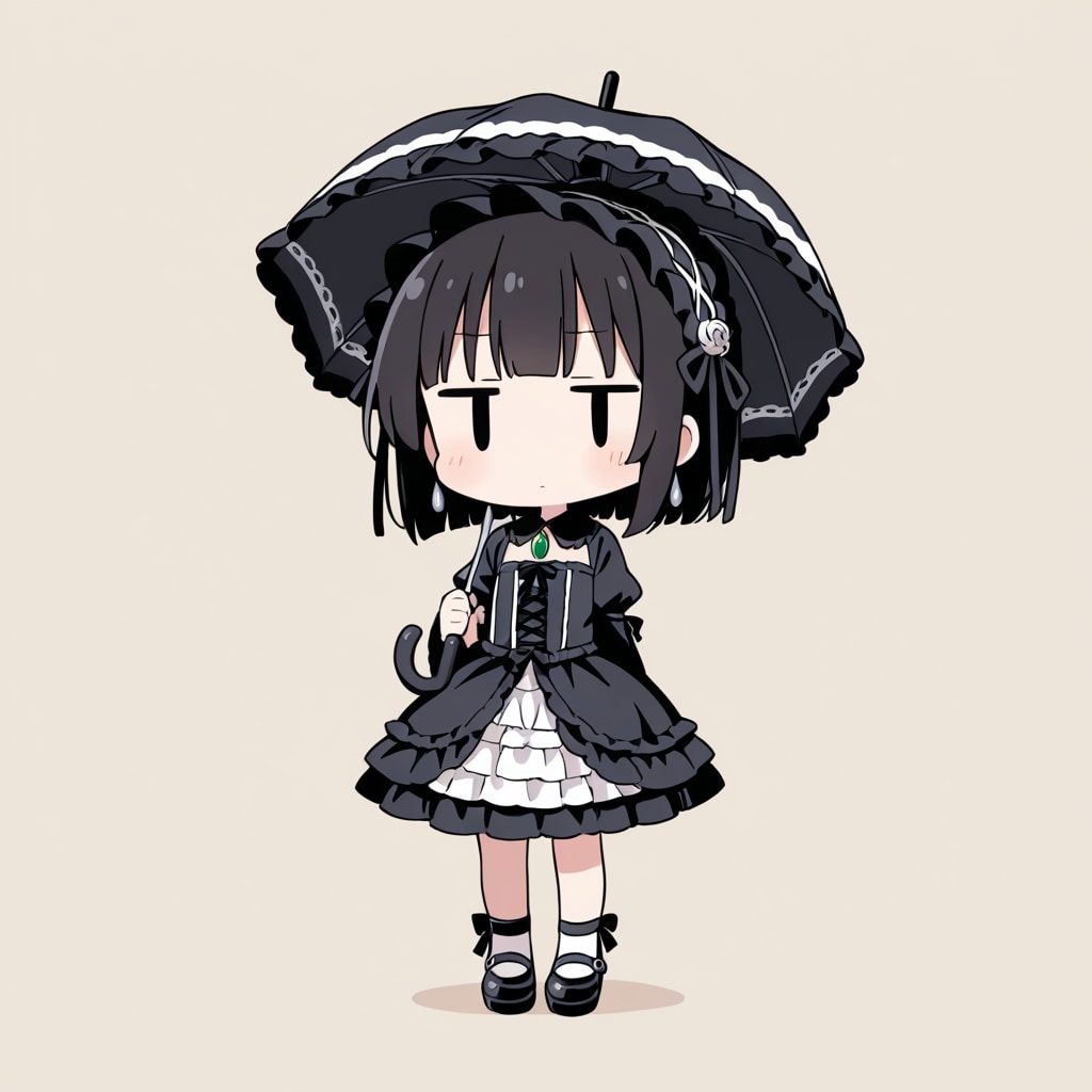 ゴスロリを着てみる