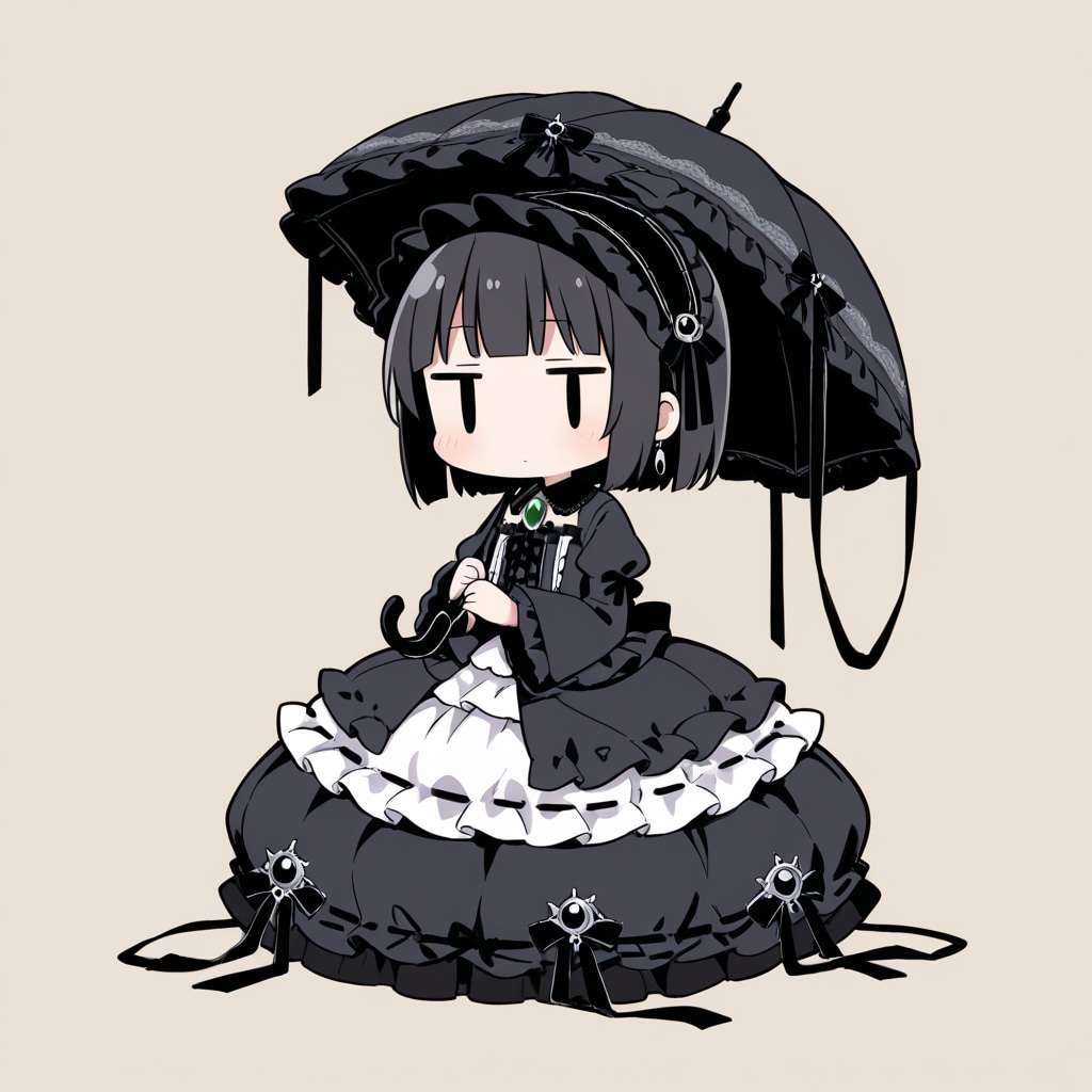 ゴスロリを着てみる