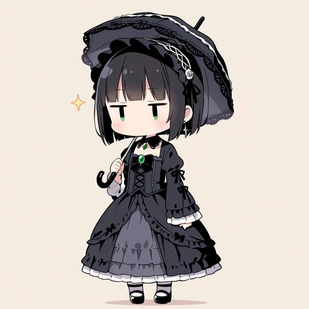 ゴスロリを着てみる