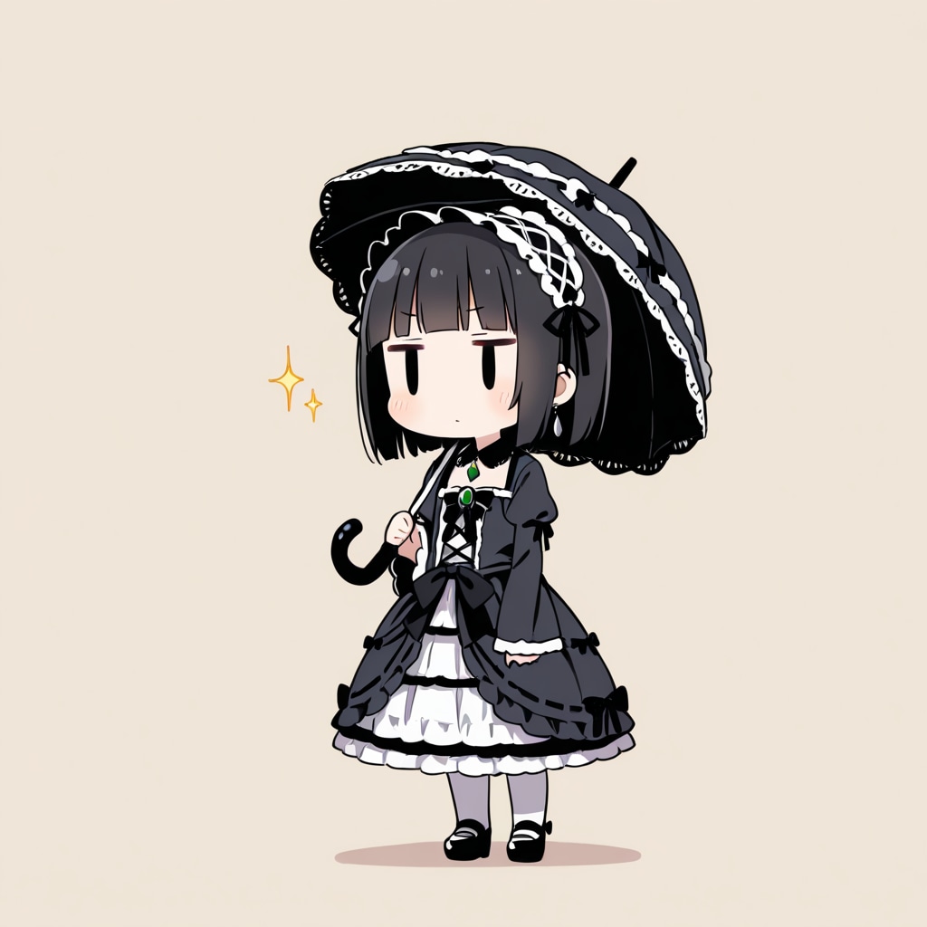 ゴスロリを着てみる