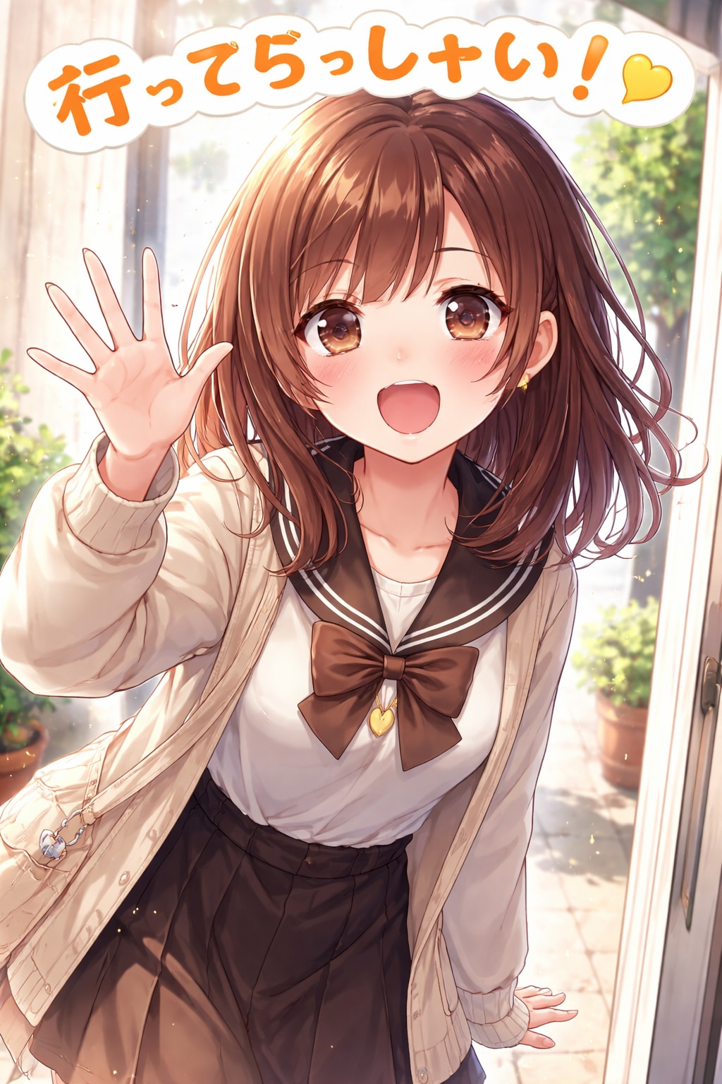 いってらっしゃ〜い