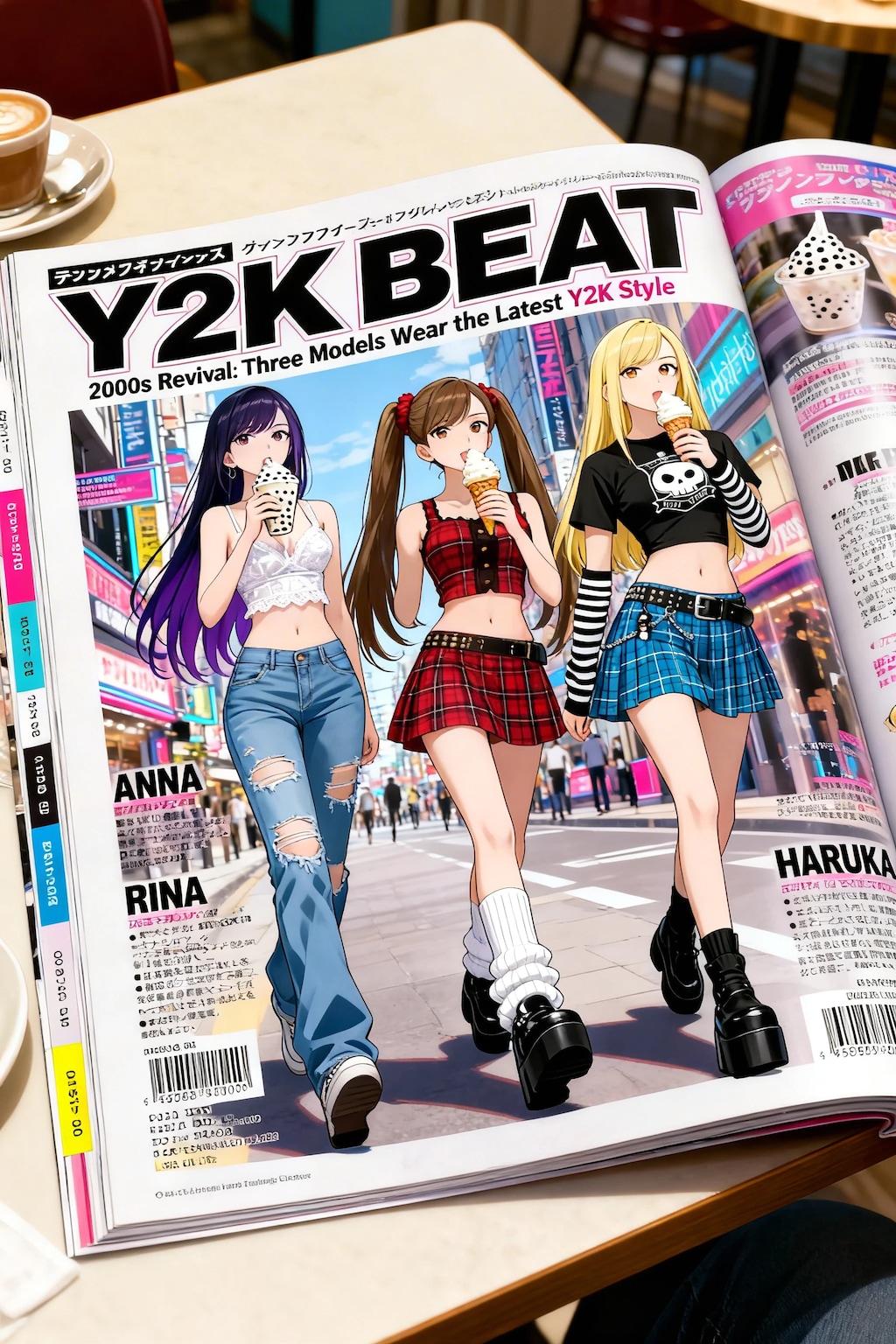 没作からY2Kファッション