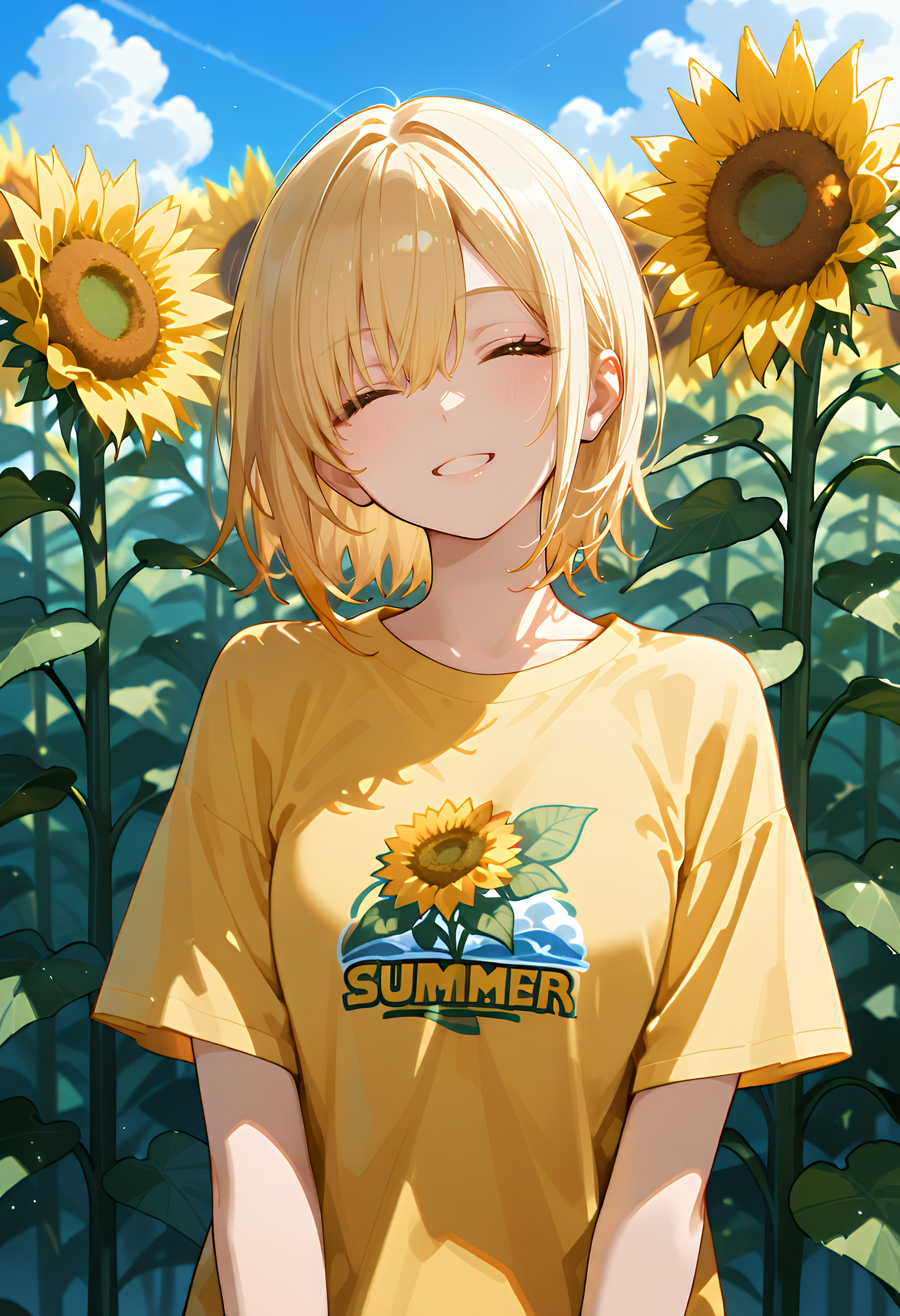 サンフラワーガール | の人気AIイラスト・グラビア