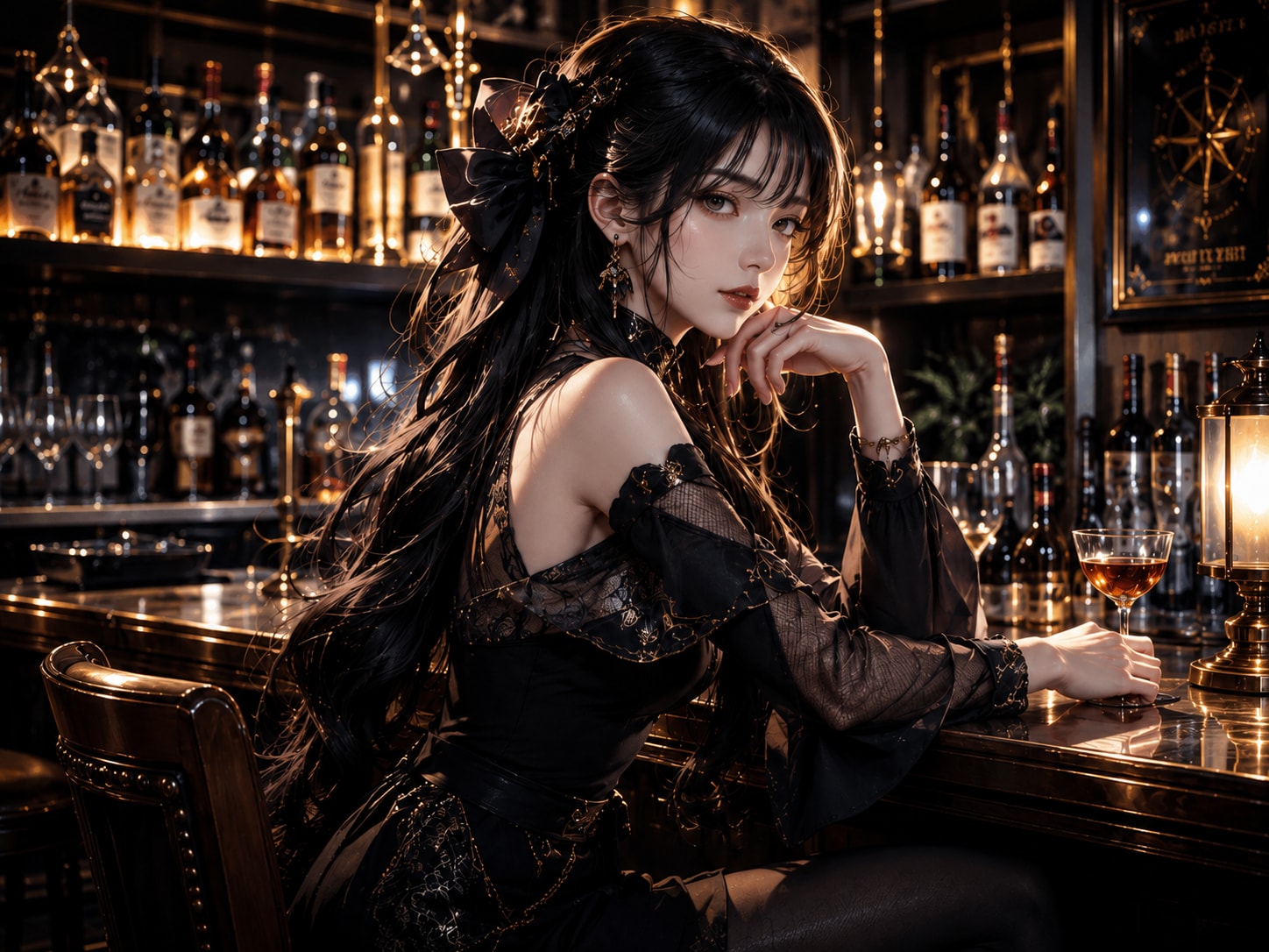 酒場で待つ魔法使い