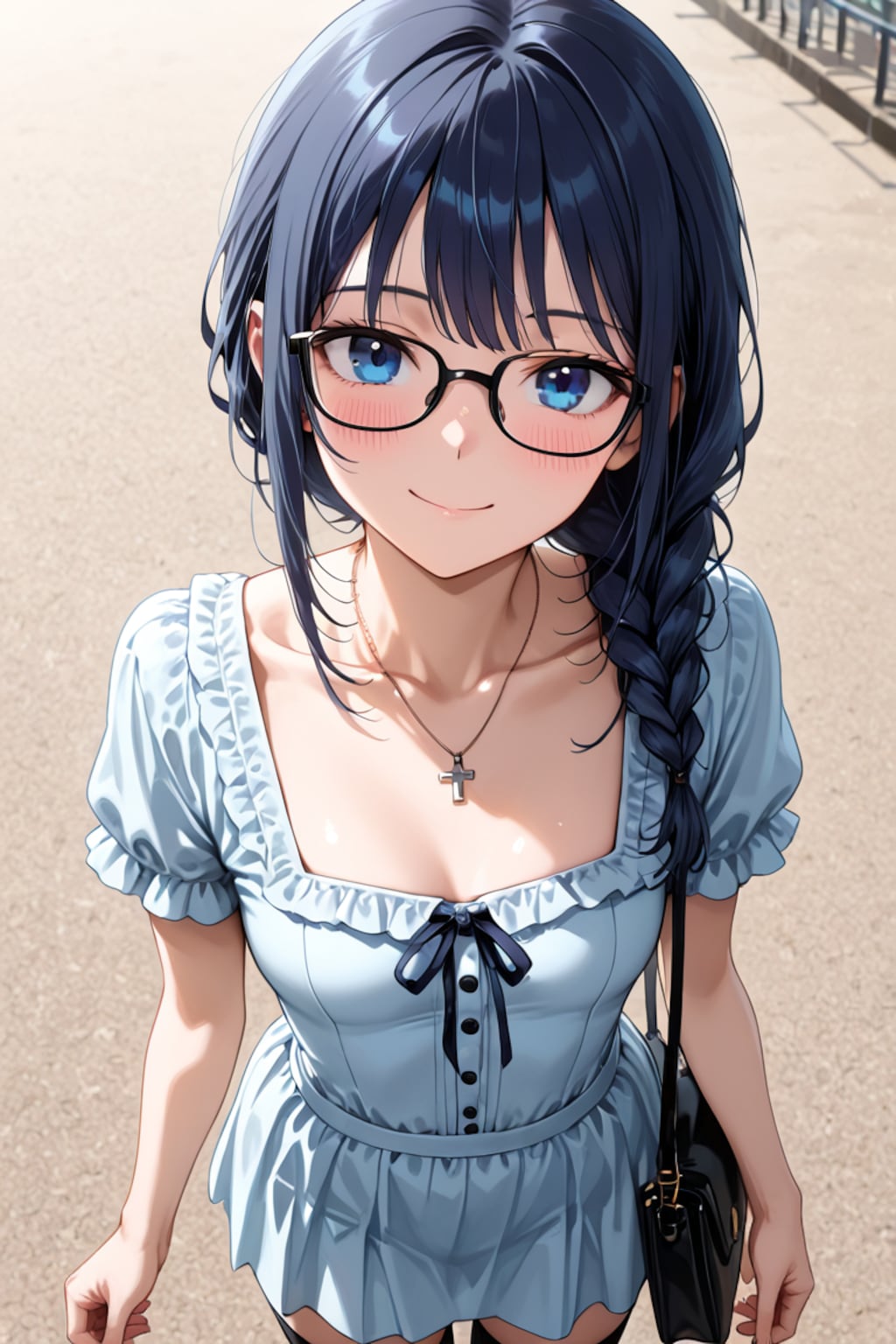 スクエアネックライン
