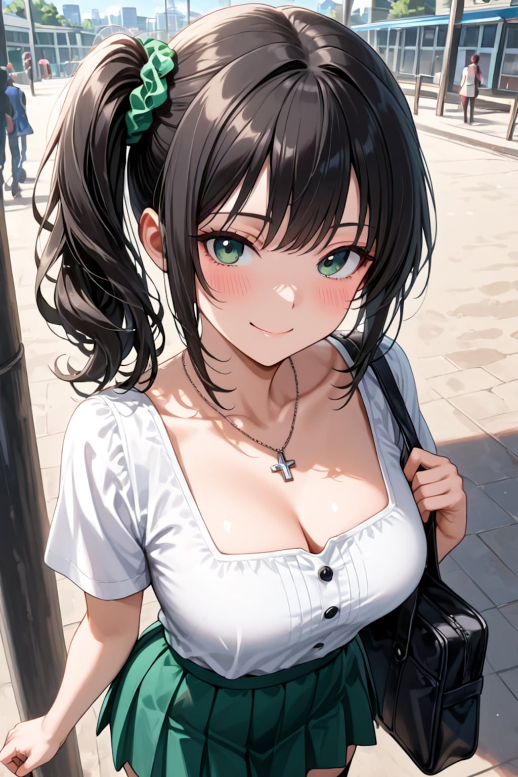 スクエアネックライン