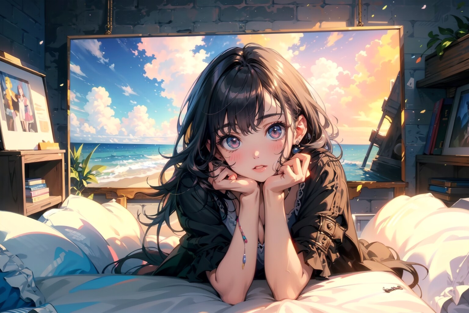じっと待っていたのもう待ちくたびれて、だから妄想ばかり見続けるの。