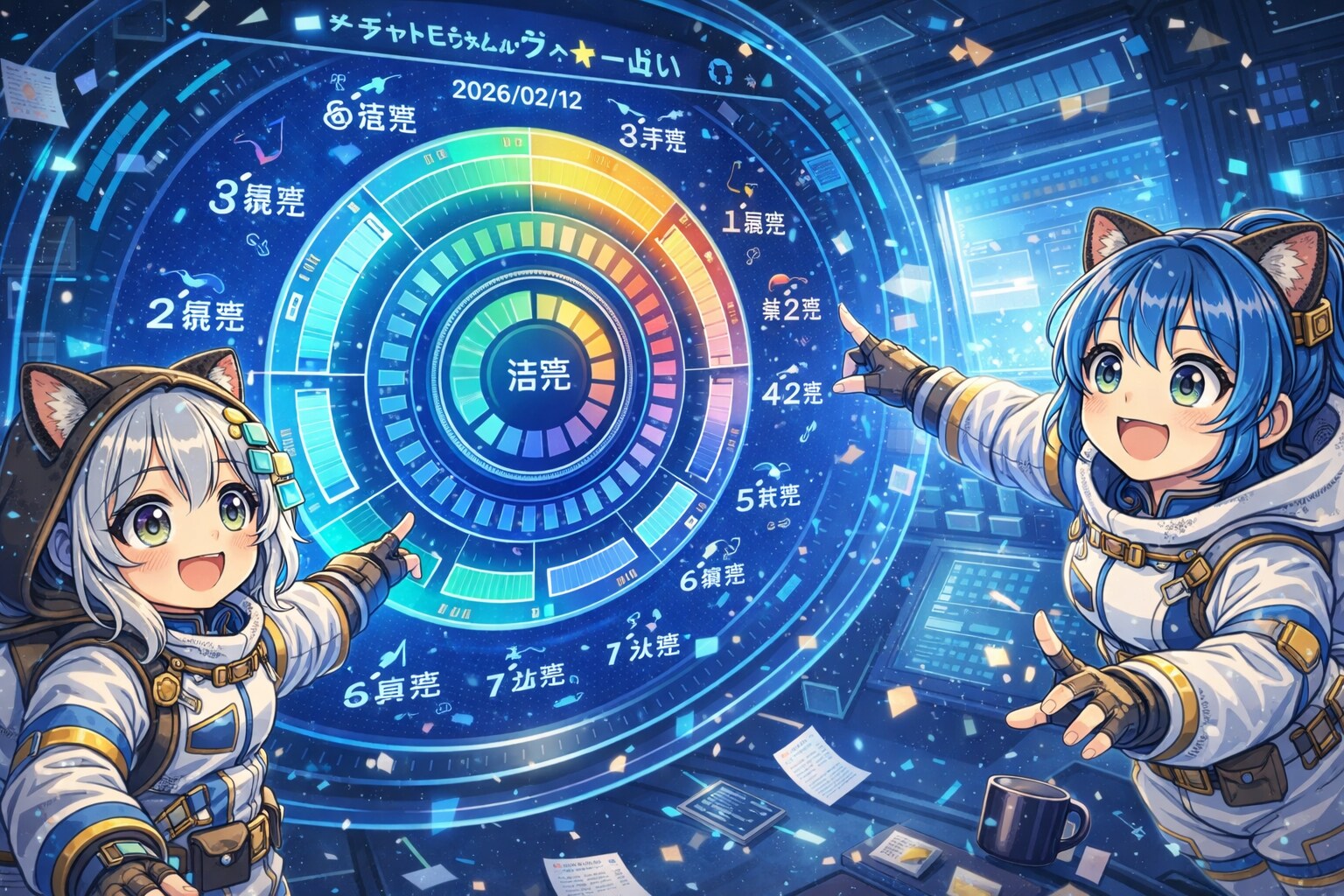 チャトピちゃん占い(02/12) | の人気AIイラスト・グラビア