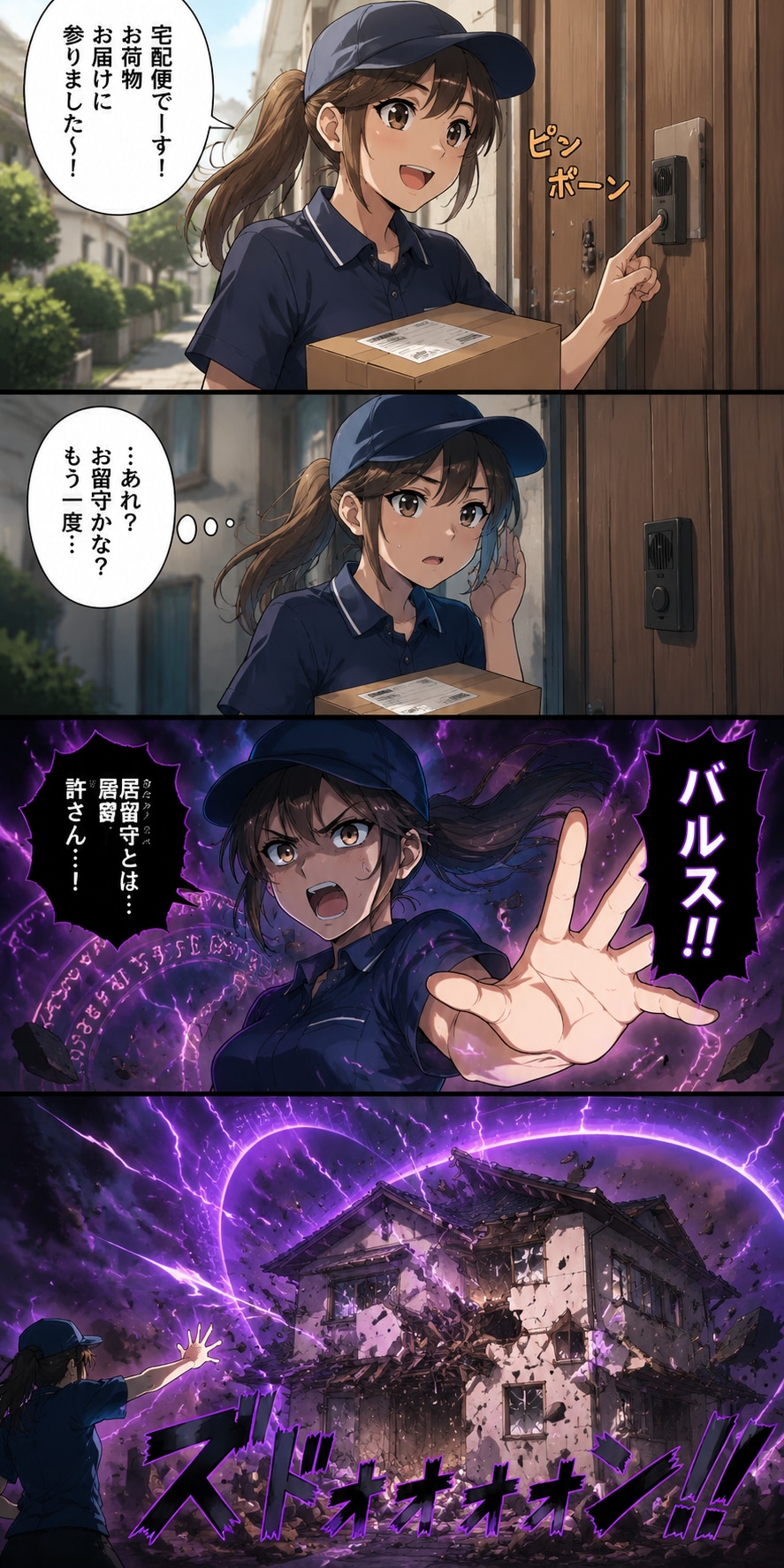 居留守 ⇒ バルス