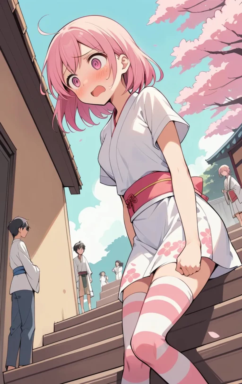 『夏だ！　浴衣だ！　ニーソだ！』inミナト。