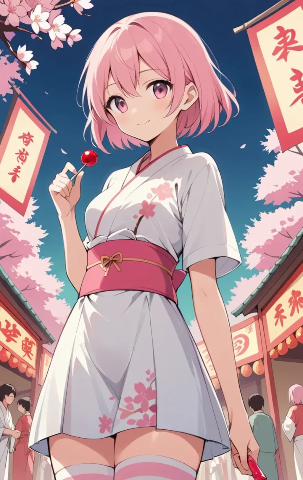 『夏だ！　浴衣だ！　ニーソだ！』inミナト。