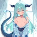 [4種] 胸ポロン　猫耳さん/牛娘さん/狐娘さん/竜娘さん 4枚目